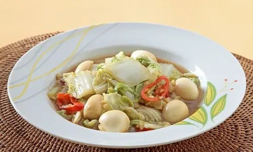 tumis sawi putih saus tiram